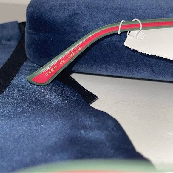 GUCCI Authentic New 52mm Round Signature Logo Sunglasses With Case, Cloth & Tag - Picture 12 of 16